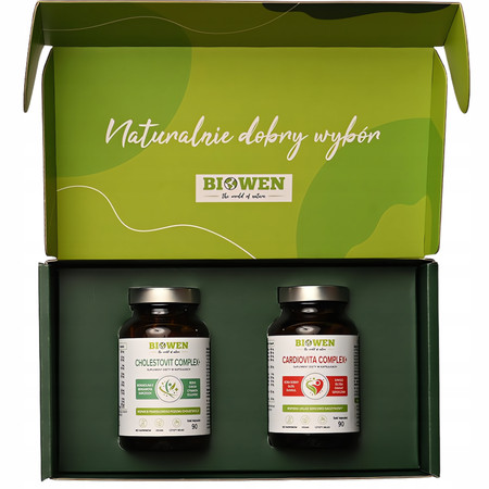 Biowen Zestaw dla BABCI I DZIADKA Cardiovita Complex+ (90 kaps.) +Cholestovit Complex+ (90 kaps.)