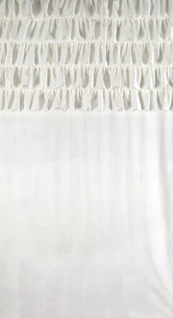 ZASŁONA GOTOWA AURA NA TAŚMIE 140 X 250 CM BIAŁY