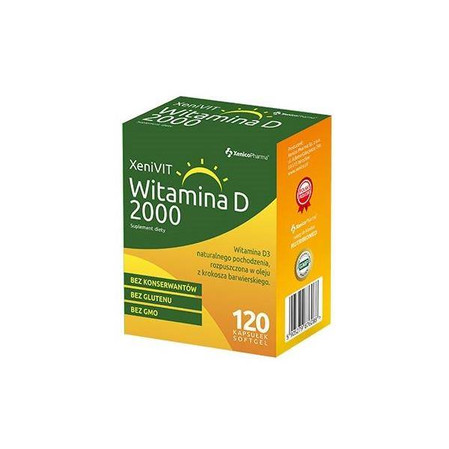 XeniVIT Witamina D 2000 120 kaps.