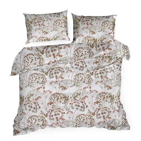 Komplet pościeli bawełnianej Julita, 160 x 200 cm, Naturalny