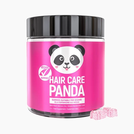 Noble Health Hair Care Panda witaminy na włosy w żelkach 300g