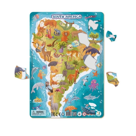 Puzzle 53 ramkowe Ameryka Południowa DOPR300178 -