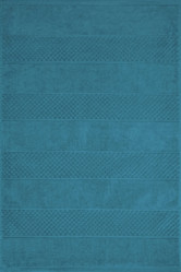 DYWANIK ŁAZIENKOWY JESSI (11) 60 X 90 CM TURKUSOWY