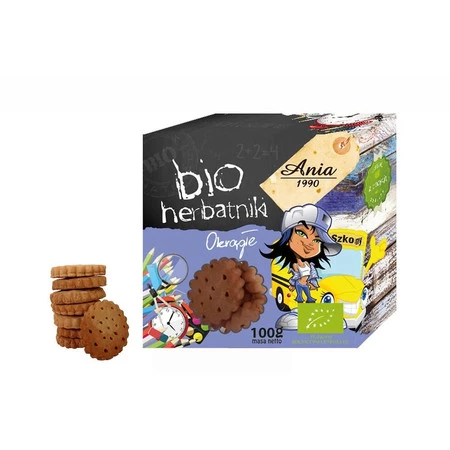 HERBATNIKI OKRĄGŁE BIO 100 g - BIO ANIA