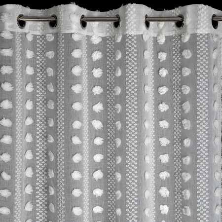 ZASŁONA GOTOWA ELENOR 140 X 250 CM BIAŁY