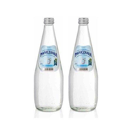 Zestaw: 2x Naturalna woda mineralna niskonasycona CO2 0,7 l