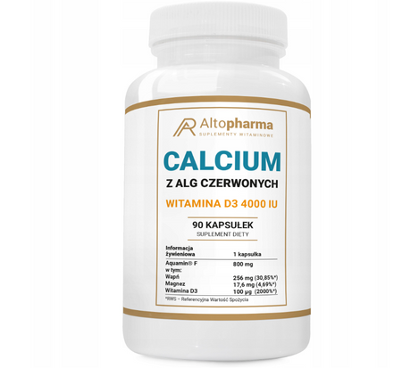 Altopharma Calcium z alg czerwonych 90 kaps.