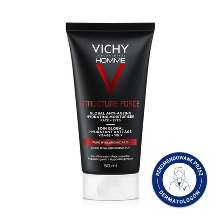 Vichy Homme Structure Force wzmacniający krem na zmarszczki 50 ml