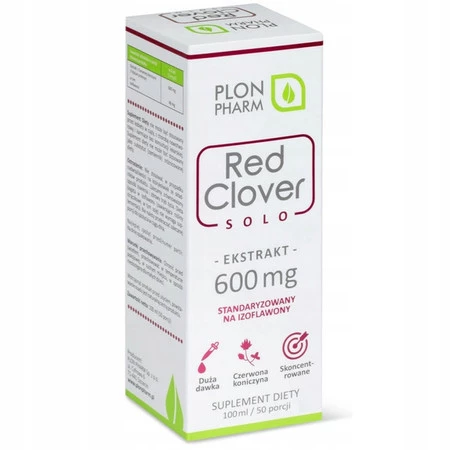 PLON PHARM Red Clover Ekstrakt 600 mg - 100 ml