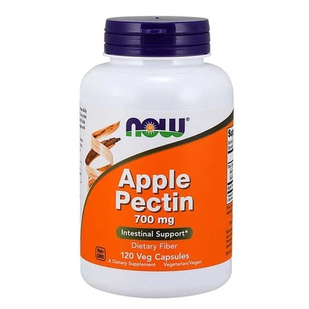 NOW FOODS Apple pectin - Pektyna jabłkowa 700 mg (120 kaps.)