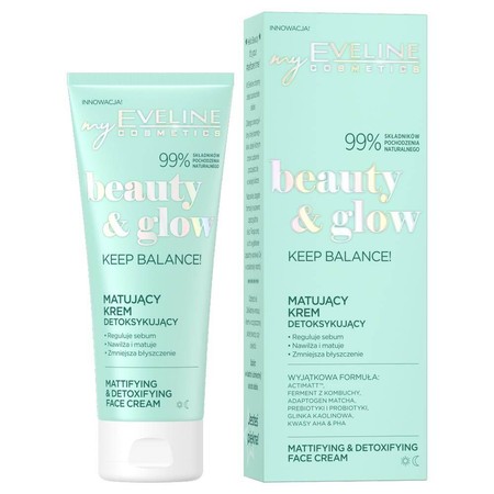 Beauty & Glow matujący krem detoksykujący 75ml