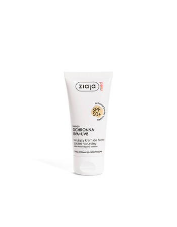 Ziaja Med, Tonujący krem SPF50+ − 50 ml