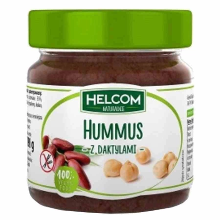 Helcom Humus z daktylami  bez cukru 200g