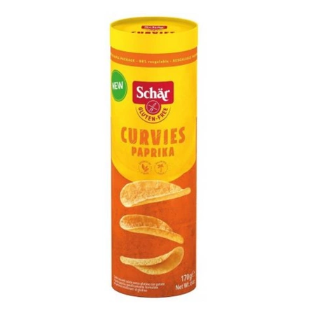 Schar − Chipsy ziemniaczane o smaku paprykowym bezglutenowe − 170 g
