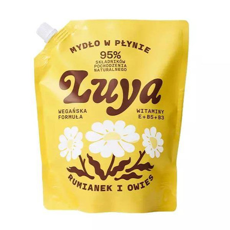 Luya - Mydło do rąk w płynie Rumianek i Owies Refill 800ml