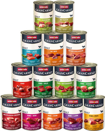 ANIMONDA Grancarno ADULT Łosoś Szpinak 400g