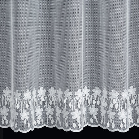 FIRANA GOTOWA SADIE 300 X 150 CM BIAŁY