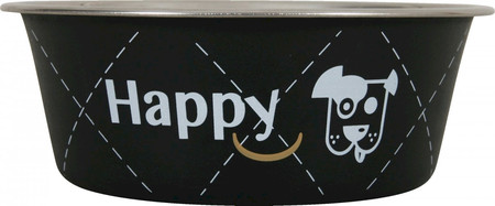 ZOLUX Miska Inox Happy Czarna 1,5 l