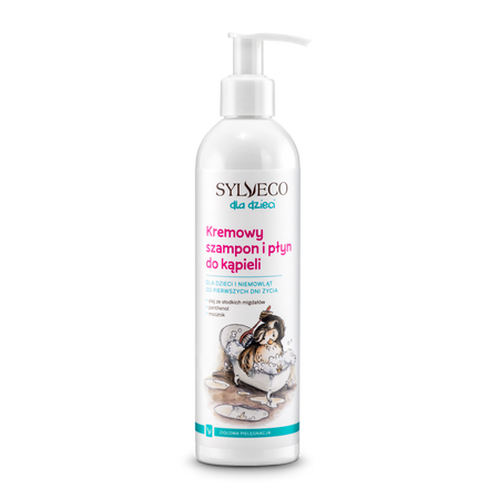 Sylveco dla dzieci - Kremowy szampon i płyn do kąpieli - 300 ml