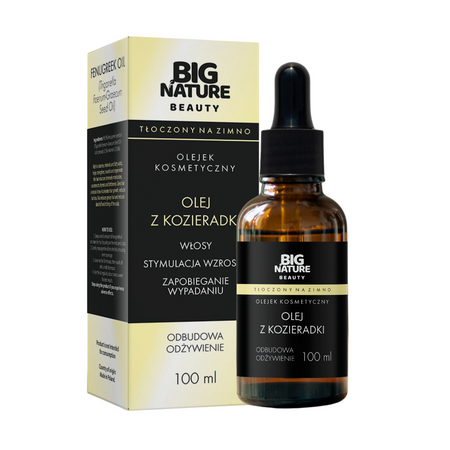 Big Nature Olej z kozieradki 100 ml włosy