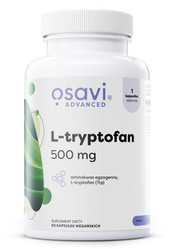 Osavi L-tryptophan 500mg Aminokwas wsparcie rytmu snu 60 kaps. vege