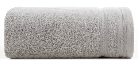 Ręcznik z ozdobną bordiurą w pasy szerokość: 70 cm, długość: 140 cm, kolor: kremowy