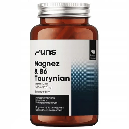 UNS Magnez & B6 Taurynian 90 kaps. vege