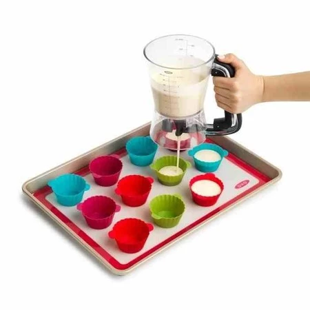 OXO-Dozownik do ciasta, czarny, Good Grips