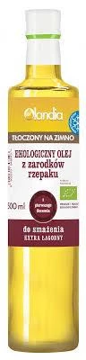 Olandia - Ekologiczny olej z zarodków rzepaku do smażenia - 500 ml