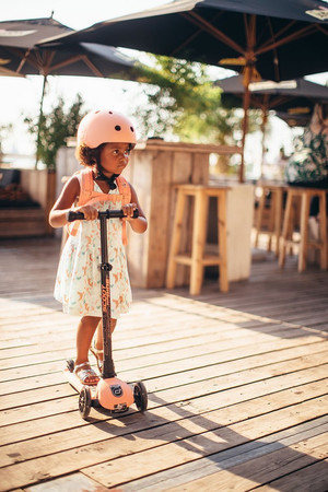 SCOOTANDRIDE Kask S-M dla dzieci 3+ Rose
