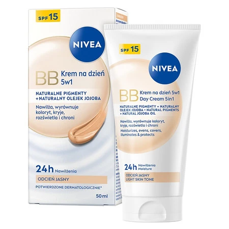 Krem BB 5w1 na dzień Jasny 50ml