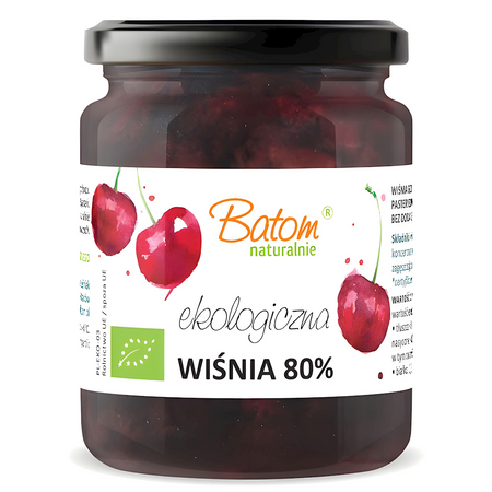 BATOM WIŚNIA 80 % B/C BIO 260 g