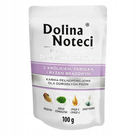 Dolina Noteci Premium z królikiem, fasolką i ryżem saszetka 100g