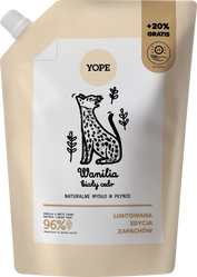 Yope Refil Mydło w Płynie Wanilia Biały Cedr 600ml
