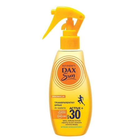Sun transparentny spray do opalania Active+ SPF30 200ml