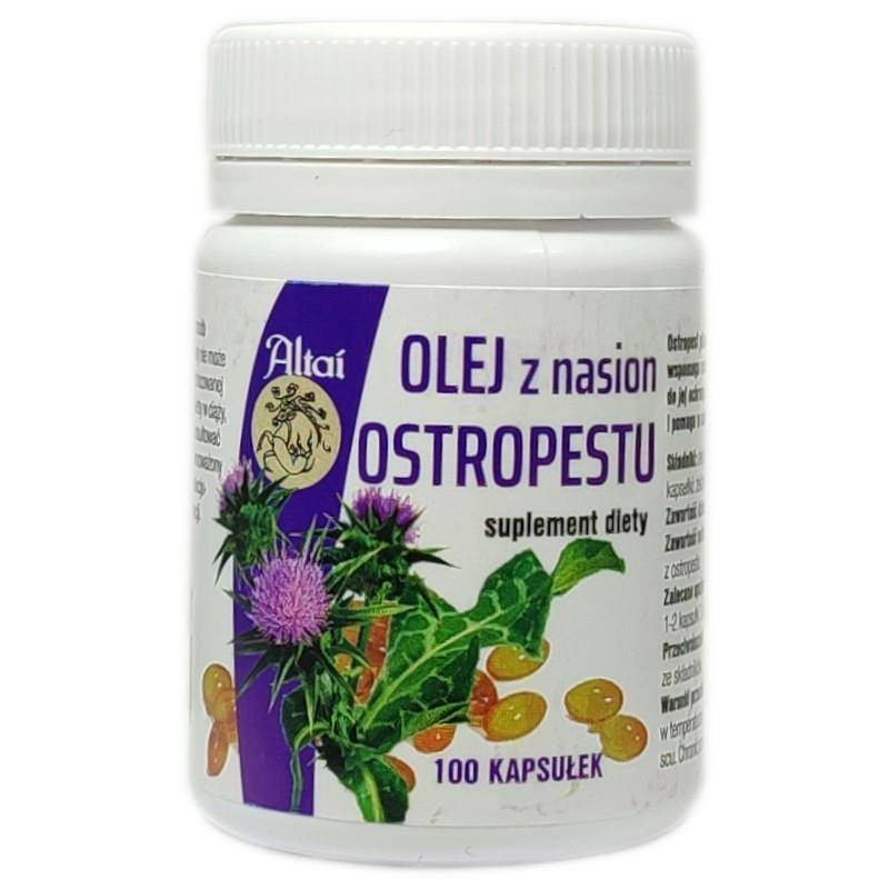 Altai Olej z NASION OSTROPESTU 100 k. - Nabea.pl