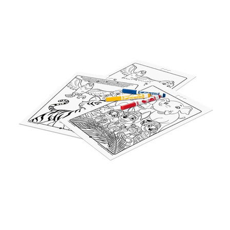 Crayola Kolorowanka dla dzieci z łamigłówkami i flamastrami Psi Patrol 3+