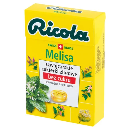 Ricola Cukierki Melisa ziołowa 1 op 27,5g