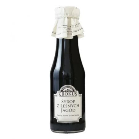 Krokus SYROP Z LEŚNYCH JAGÓD BEZGLUTENOWY 375 g (300 ml)