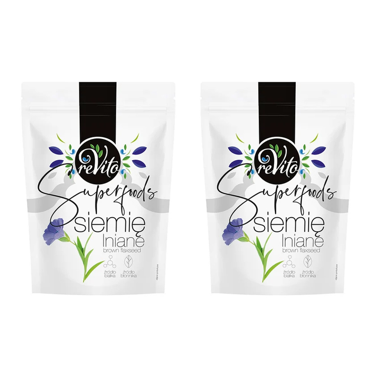 Zestaw 2x Siemię lniane 200 g - Nabea.pl