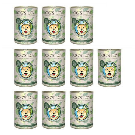 Zestaw 10x DOG'S LOVE Insekt pur - karma z owadów i warzyw (400g)