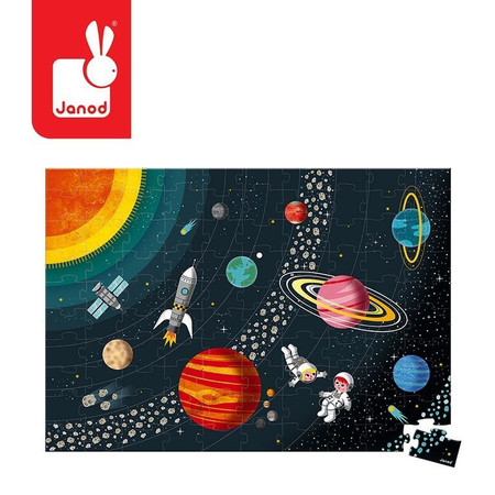 Janod Puzzle edukacyjne Układ słoneczny 100 elementów 5+