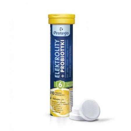 Protego Elektrolity + Probiotyki 20 tabl. musujących
