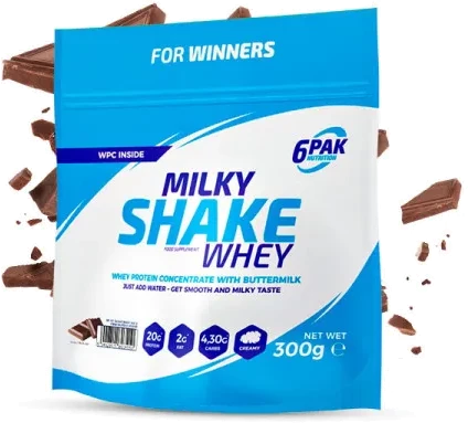 6PAK MILKY SHAKE WHEY   300g CHOCOLATE