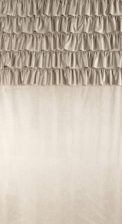 ZASŁONA GOTOWA AURA NA TAŚMIE 140 X 270 CM BEŻOWY