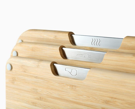 JJ-Zestaw 3 desek na stojaku 4el. Nest Bamboo