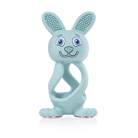 Bobbie Bunny Teether zabawka-gryzak dla niemowląt Eucalyptus Green
