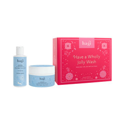 Have a Wholly Jolly Wash zestaw peeling do ciała 200ml + żel do mycia ciała 150ml