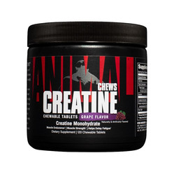 Universal Nutrition Animal Creatine Chews 120 tabl. smak winogron