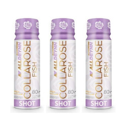 Zestaw: 3x Allnutrition Alldeynn Collarose shot smak orange-cherry  80 ml